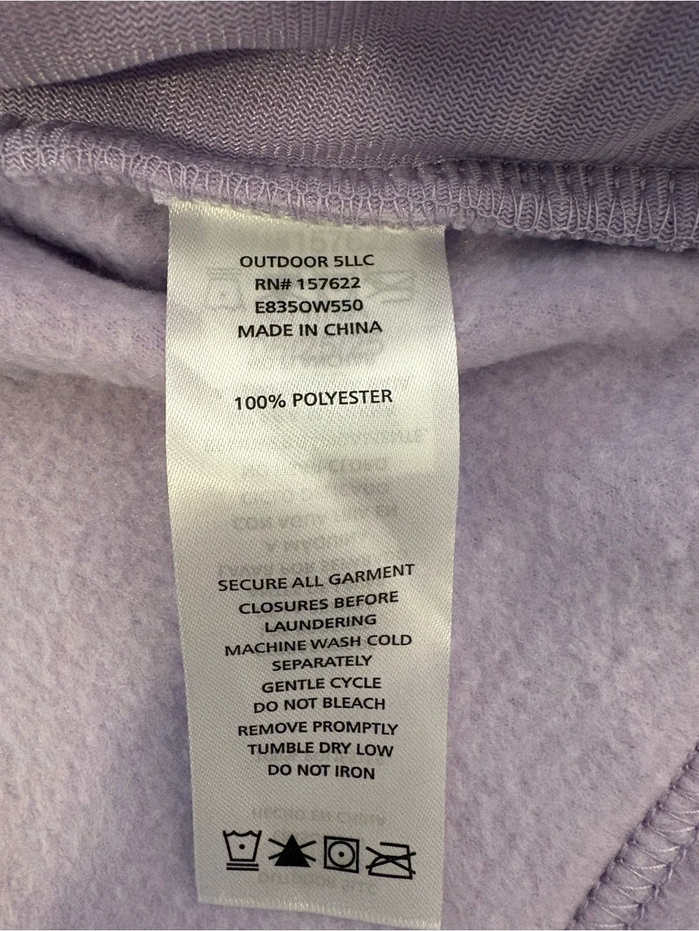 Eddie Bauer Polar Fleece jacket. Girls small.